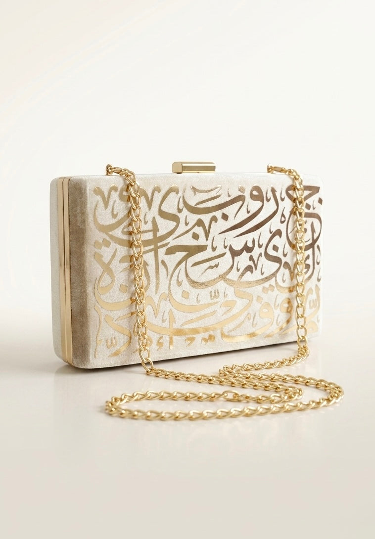 Velvet Diwani Clutch