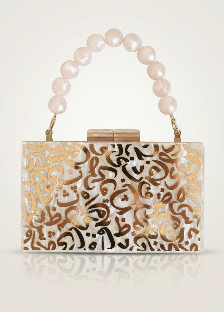 Acrylic Huroof Clutch