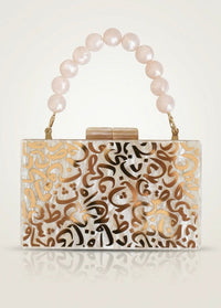 Acrylic Huroof Clutch