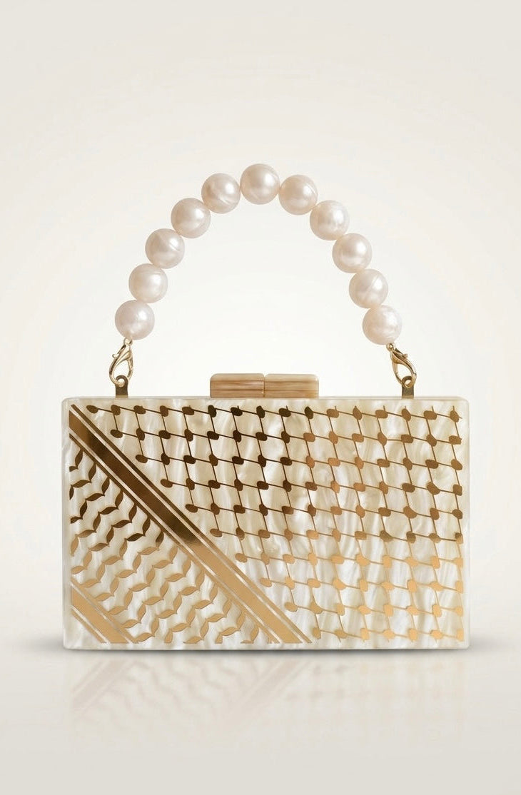 Royal Keffiyeh Clutch