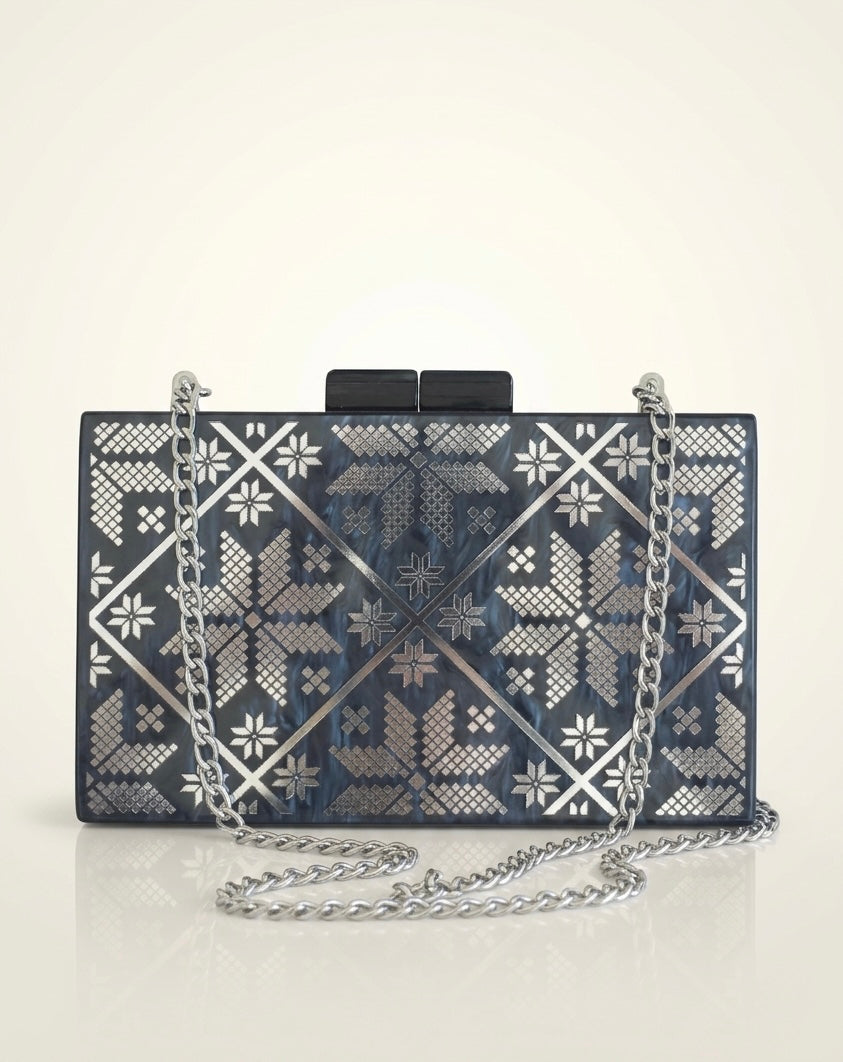 Zahra Motif Silver Tatreez
