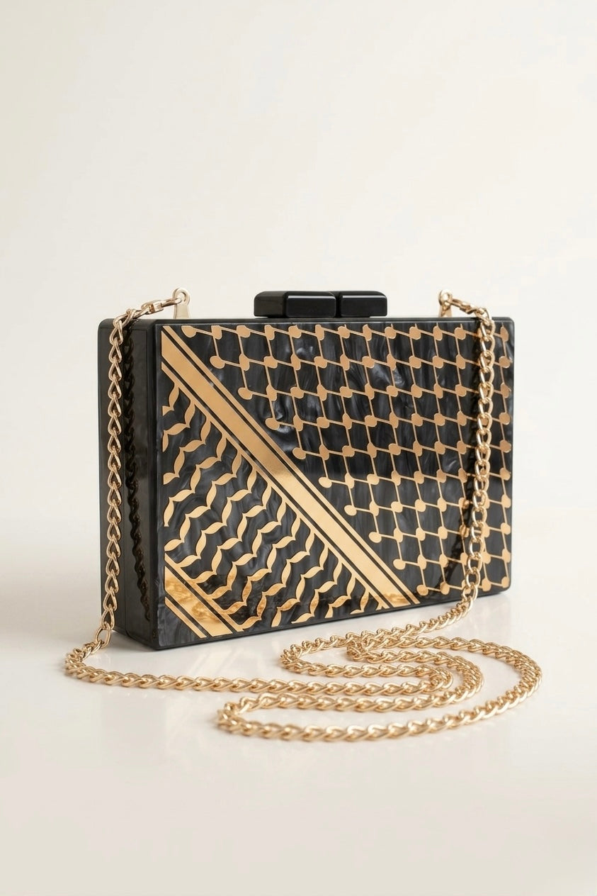 Royal Keffiyeh Clutch