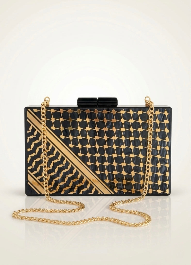 Royal Keffiyeh Clutch