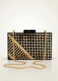 Royal Keffiyeh Clutch