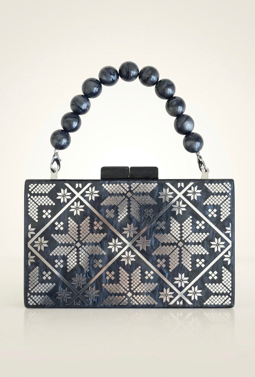 Zahra Motif Silver Tatreez