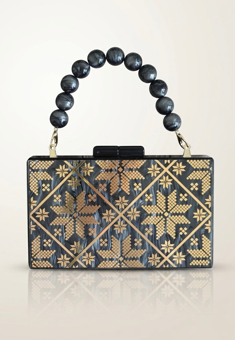 Zahra Motif Tatreez Clutch