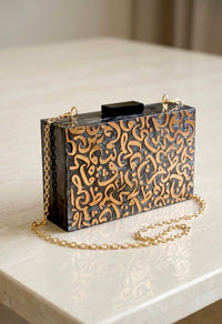 Acrylic Huroof Clutch