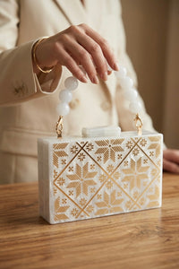 Zahra Motif Tatreez Clutch