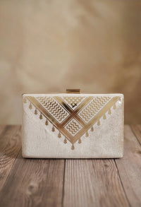 Velvet Keffiyeh Clutch