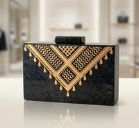 Signature Keffiyeh Clutch