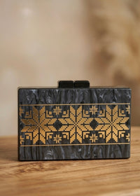 Golden Petal Clutch