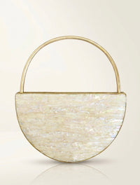 Ivory Halo Clutch