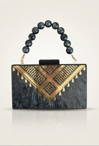 Signature Keffiyeh Clutch