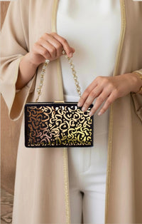 Velvet Huroof Clutch