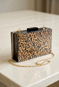 Acrylic Huroof Clutch - Design by Juman