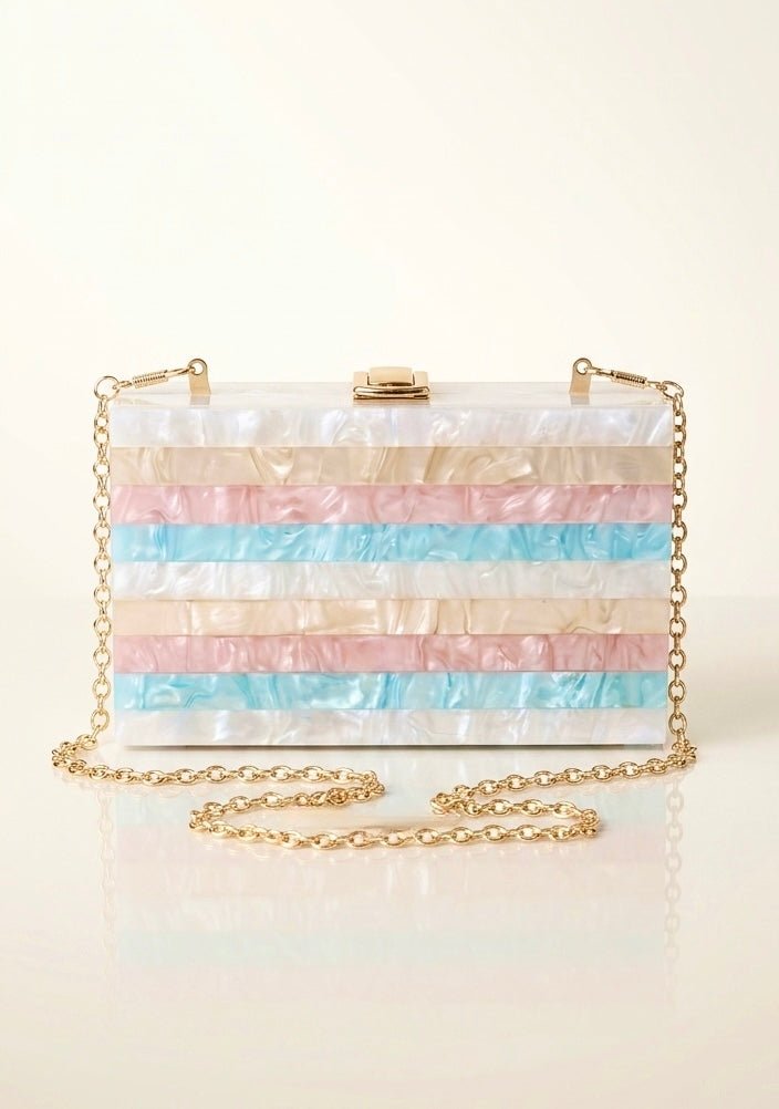 Multicolor Name Clutch - Design by Juman