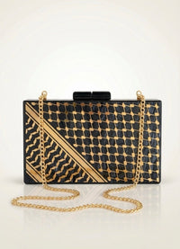 Royal Keffiyeh Clutch - Design by Juman