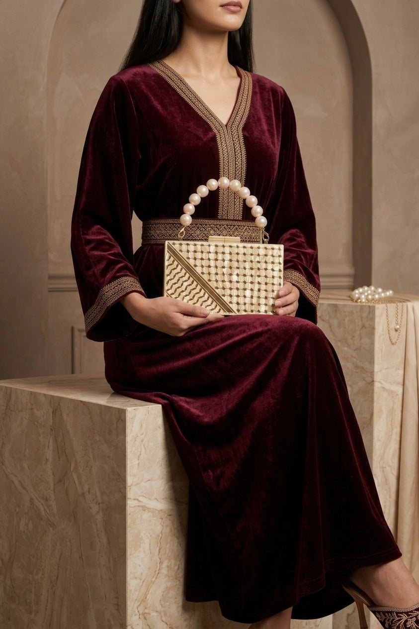 Royal Keffiyeh Clutch - Design by Juman