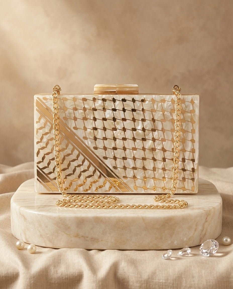 Royal Keffiyeh Clutch - Design by Juman