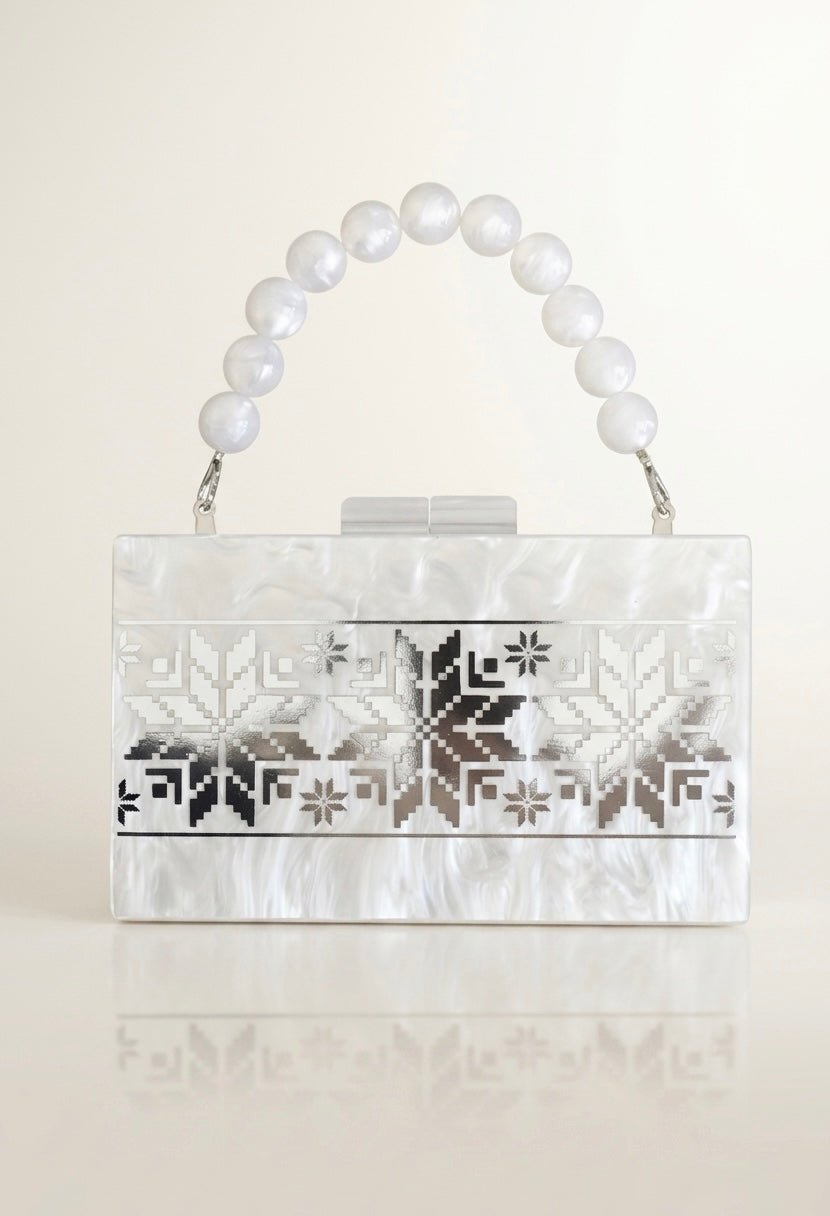 Silver Petal Clutch - Design by Juman