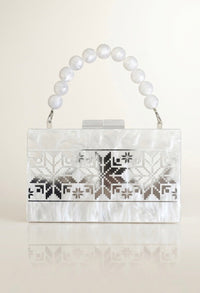 Silver Petal Clutch - Design by Juman
