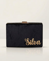 Velvet Name Clutch - Design by Juman